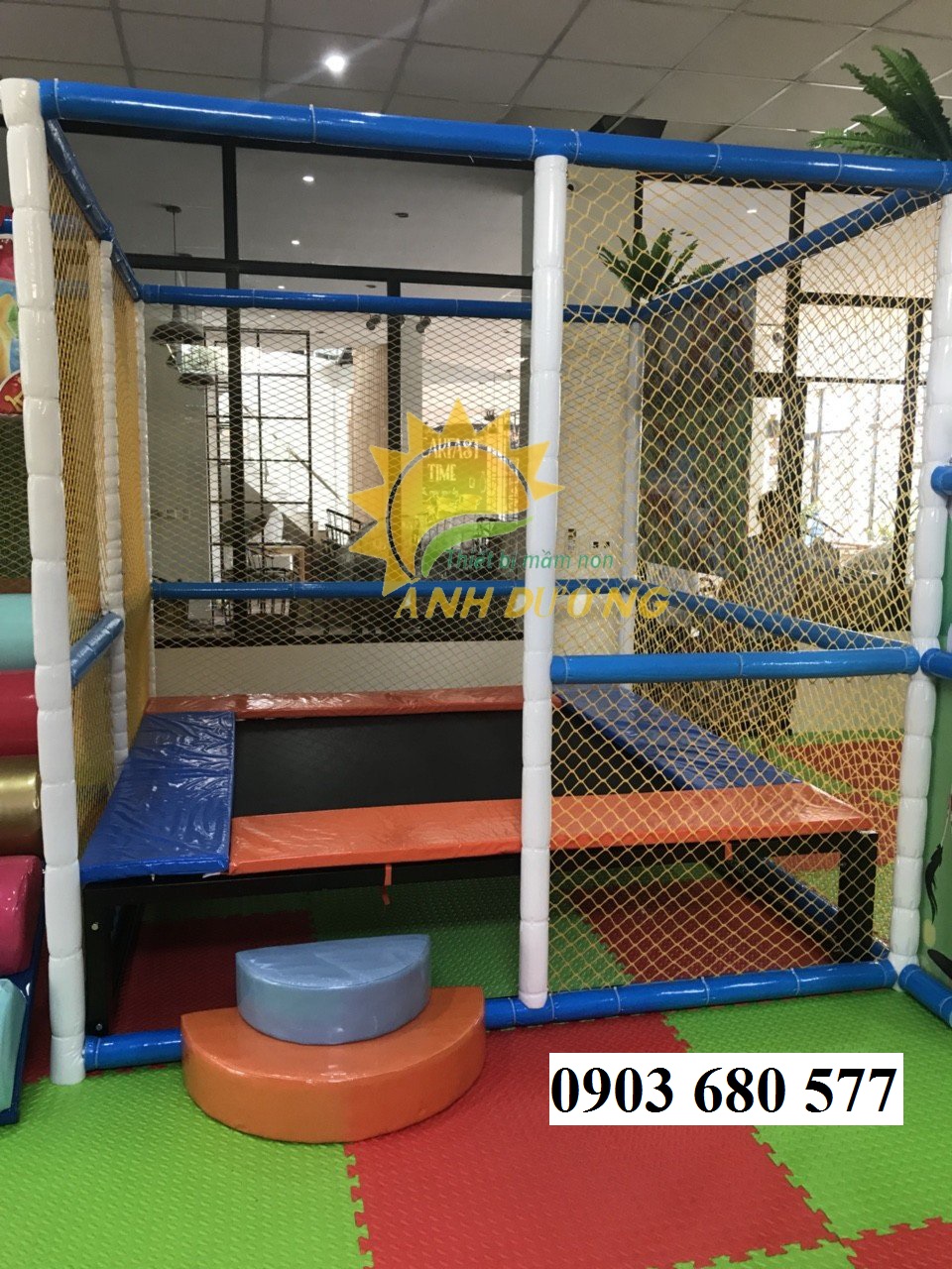 Sàn nhún lò xo trampoline cho trẻ em mầm non - Đồ Chơi Ánh Dương